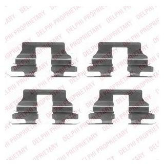 Ремкомплект гальмівних колодок Delphi LX0404