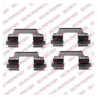 Ремкомплект гальмівних колодок Delphi LX0405