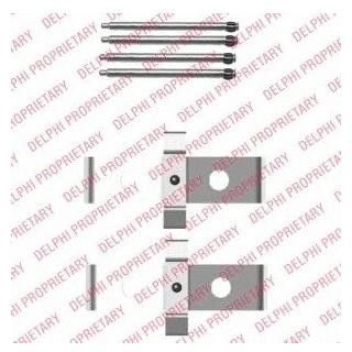 Ремкомплект гальмівних колодок Delphi LX0408