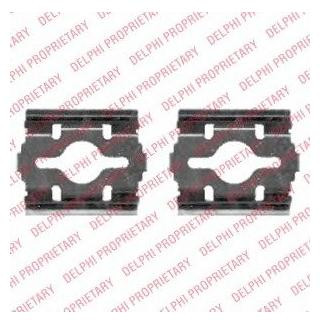 Ремкомплект гальмівних колодок Delphi LX0409