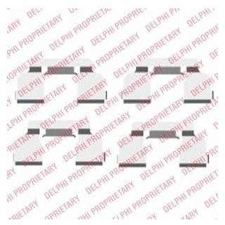 Ремкомплект гальмівних колодок Delphi LX0410