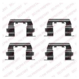 Ремкомплект гальмівних колодок Delphi LX0411