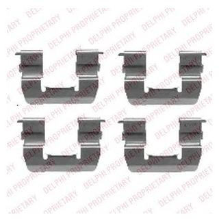 Ремкомплект гальмівних колодок Delphi LX0412