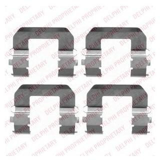 Ремкомплект гальмівних колодок Delphi LX0413