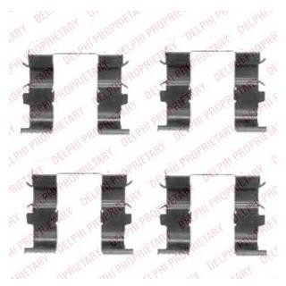 Ремкомплект гальмівних колодок Delphi LX0418