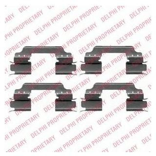 Ремкомплект гальмівних колодок Delphi LX0425