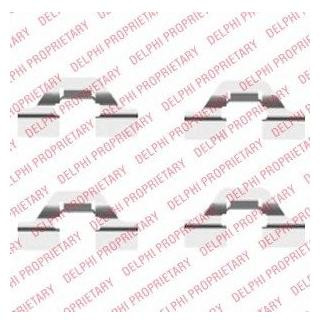 Ремкомплект гальмівних колодок Delphi LX0430