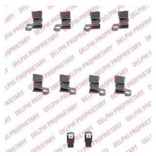 Ремкомплект гальмівних колодок Delphi LX0432