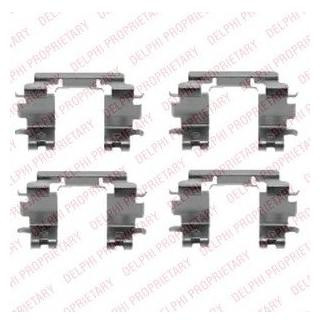 Ремкомплект гальмівних колодок Delphi LX0433