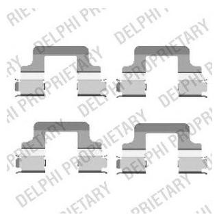 Ремкомплект гальмівних колодок Delphi LX0437