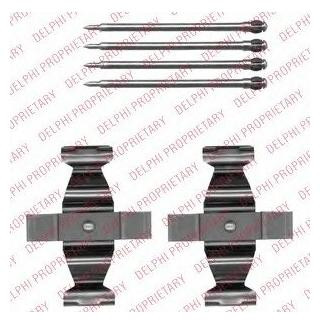 Ремкомплект гальмівних колодок Delphi LX0546
