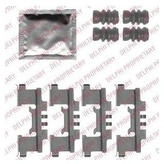 Ремкомплект гальмівних колодок Delphi LX0547