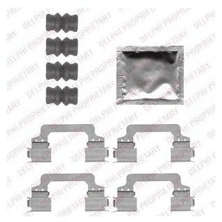 Ремкомплект гальмівних колодок Delphi LX0553