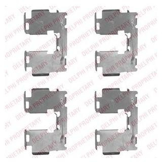 Ремкомплект гальмівних колодок Delphi LX0500