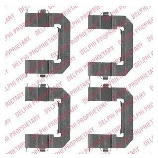 Ремкомплект гальмівних колодок Delphi LX0501