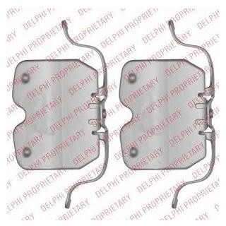 Ремкомплект гальмівних колодок Delphi LX0504