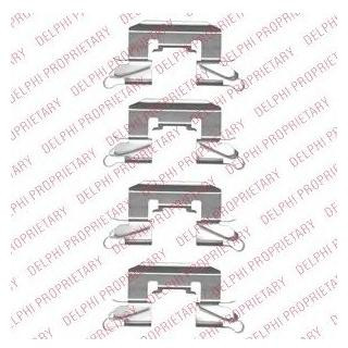 Ремкомплект гальмівних колодок Delphi LX0507