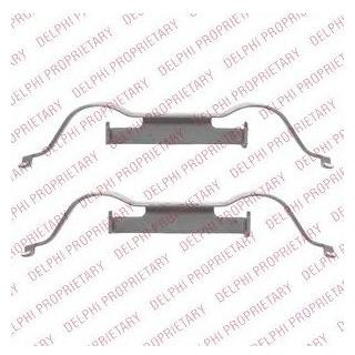 Ремкомплект гальмівних колодок Delphi LX0508