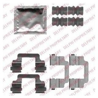 Ремкомплект гальмівних колодок Delphi LX0509