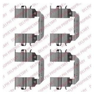 Ремкомплект гальмівних колодок Delphi LX0510