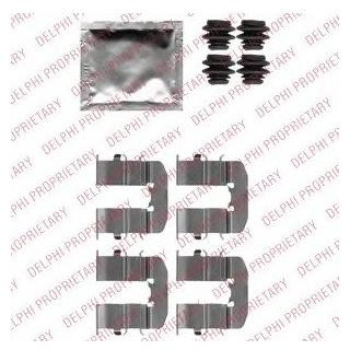 Ремкомплект гальмівних колодок Delphi LX0512