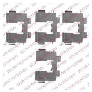 Ремкомплект гальмівних колодок Delphi LX0513