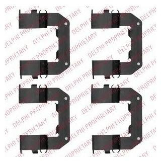 Ремкомплект гальмівних колодок Delphi LX0515