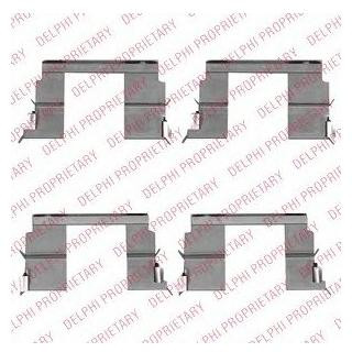 Ремкомплект гальмівних колодок Delphi LX0516