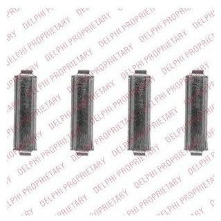 Ремкомплект гальмівних колодок Delphi LX0518