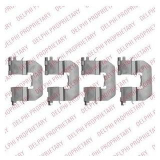 Ремкомплект гальмівних колодок Delphi LX0520