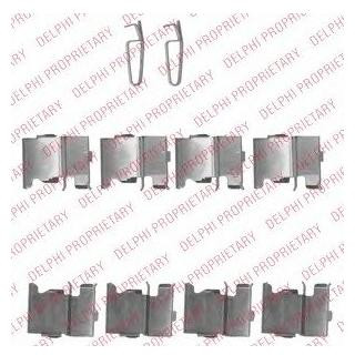 Ремкомплект гальмівних колодок Delphi LX0522