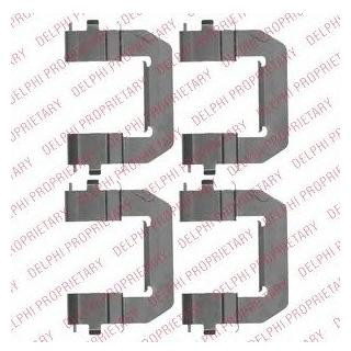 Ремкомплект гальмівних колодок Delphi LX0532