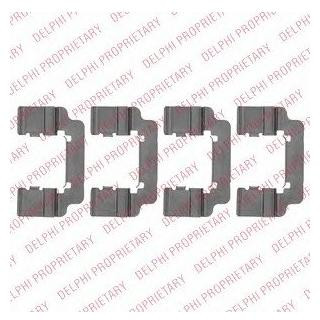 Ремкомплект гальмівних колодок Delphi LX0533