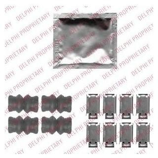 Ремкомплект гальмівних колодок Delphi LX0535