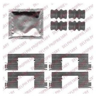 Ремкомплект гальмівних колодок Delphi LX0538