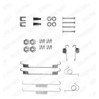 Комплектуючі гальмівних колодок Delphi LY1045