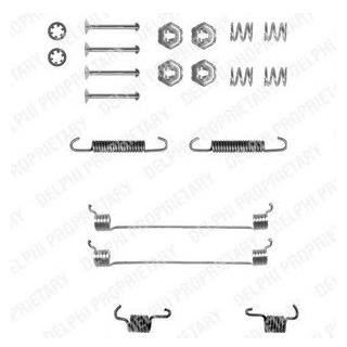Комплектуючі гальмівних колодок Delphi LY1055