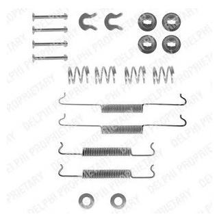 Комплектуючі гальмівних колодок Delphi LY1009