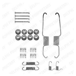 Комплектуючі гальмівних колодок Delphi LY1185