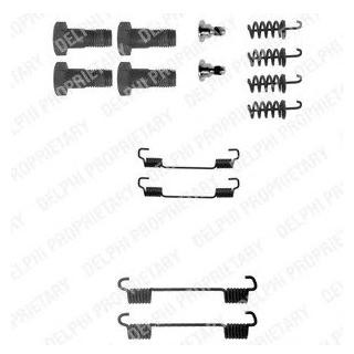 Ремкомплект колодок стояночного гальма Delphi LY1198