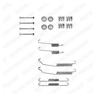Комплект монтажний гальмівних колодок Delphi LY1102