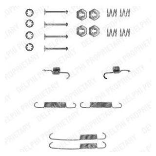 Комплектуючі гальмівних колодок Delphi LY1116