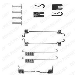 Комплектуючі гальмівних колодок Delphi LY1256