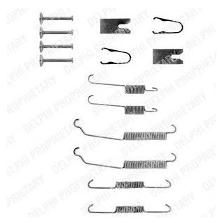 Комплектуючі гальмівних колодок Delphi LY1257