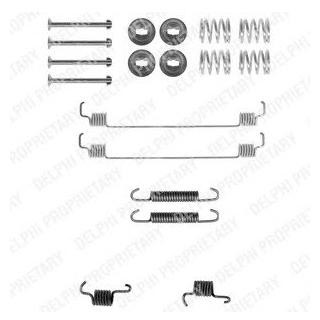 Комплектуючі гальмівних колодок Delphi LY1261