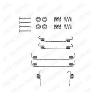 Комплектуючі гальмівних колодок Delphi LY1268
