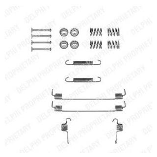 Комплектуючі гальмівних колодок Delphi LY1290