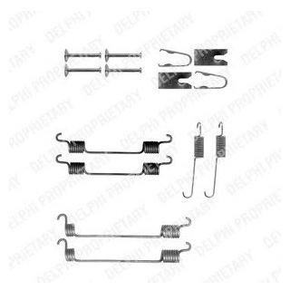 Комплектуючі гальмівних колодок Delphi LY1293