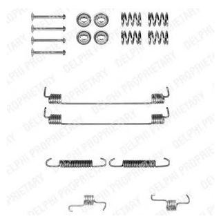 Комплектуючі гальмівних колодок Delphi LY1303