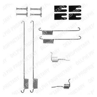 Комплектуючі гальмівних колодок Delphi LY1323